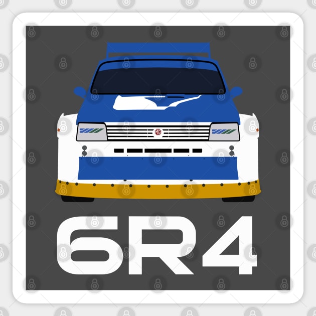 MG Metro 6R4 Sticker by AutomotiveArt